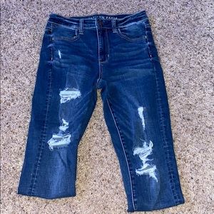 American Eagle ripped jeans
